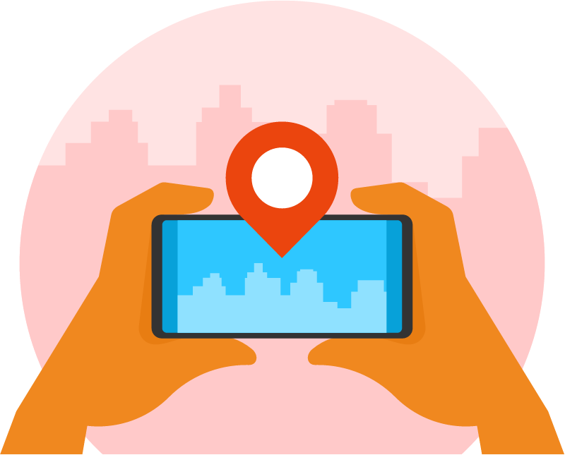 Augmented Reality Map Display on Phone