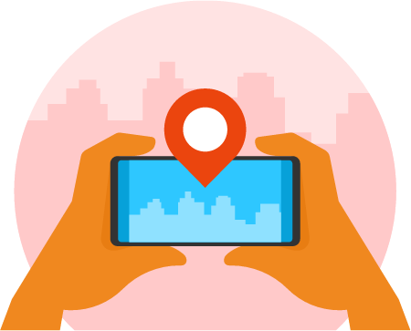 Augmented Reality Map Display on Phone