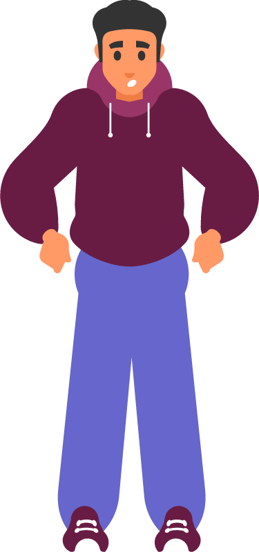 Bankrupt Man Showing Empty Pockets
