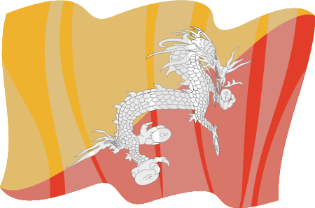 Bhutan National Flag Represented Gracefully