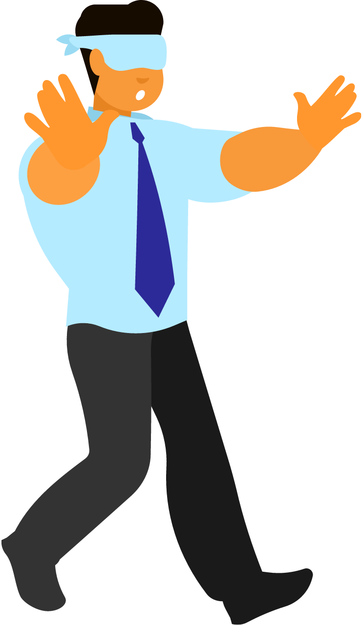 Blindfolded Businessman 