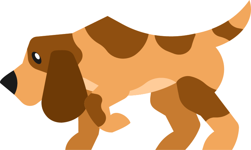 Bloodhound Sniffing