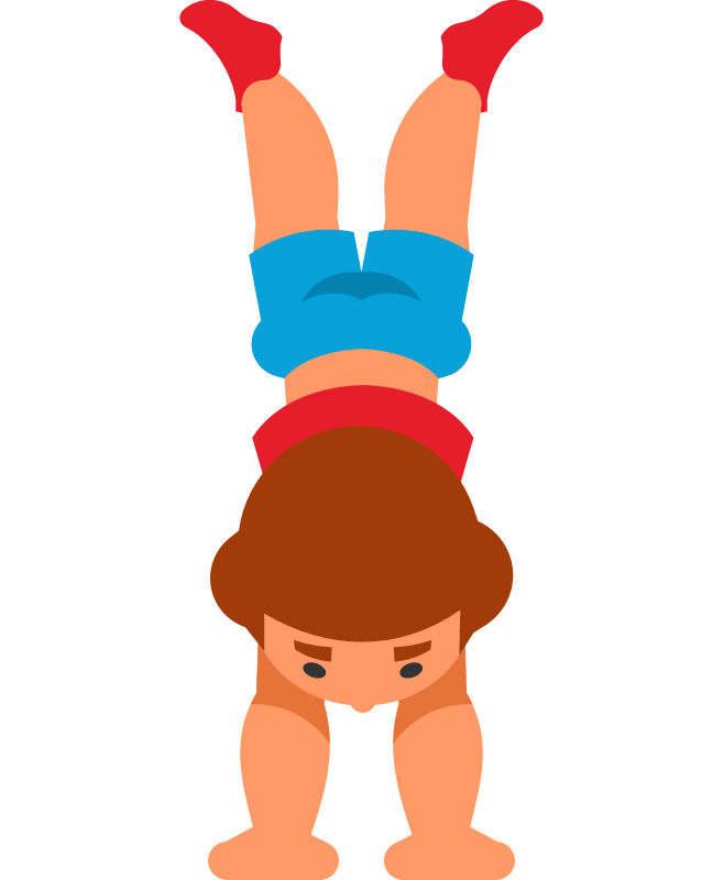 Boy Performing a Handstand Skillfully