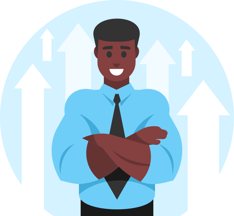 Business Leader Confidently Posing