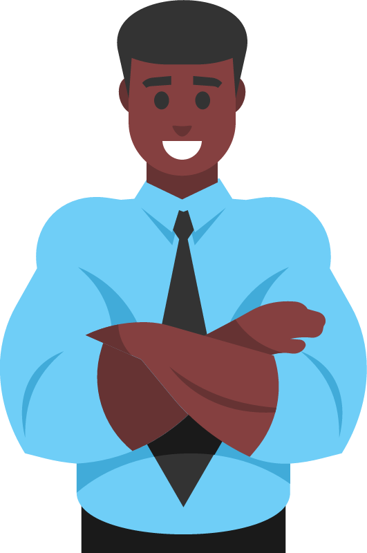 Business Leader Confidently Posing