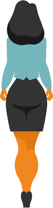 Businesswoman from behind