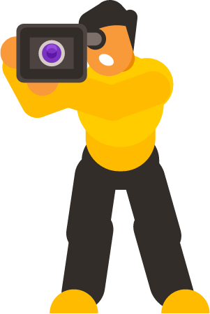 Camera Operator Recording with Precision