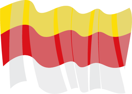 Carinthia Flag with Waving Motion