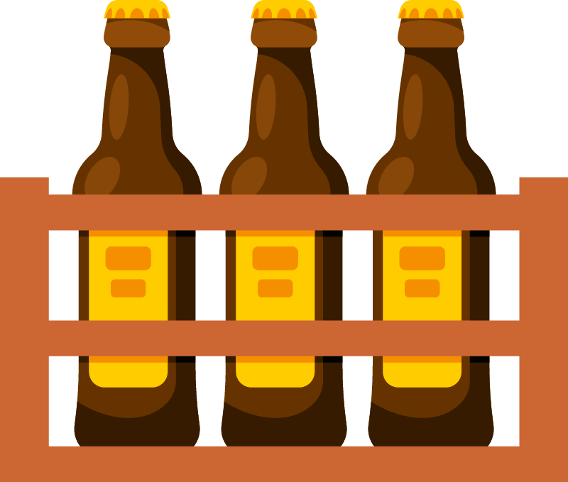 Case of Beer Bottles
