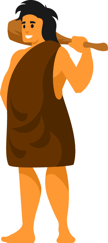 Caveman with Club