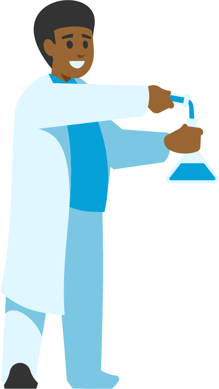 Chemist Conducting Scientific Experiments