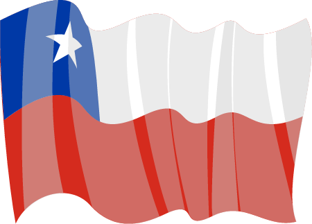Chilean Waving Flag Display