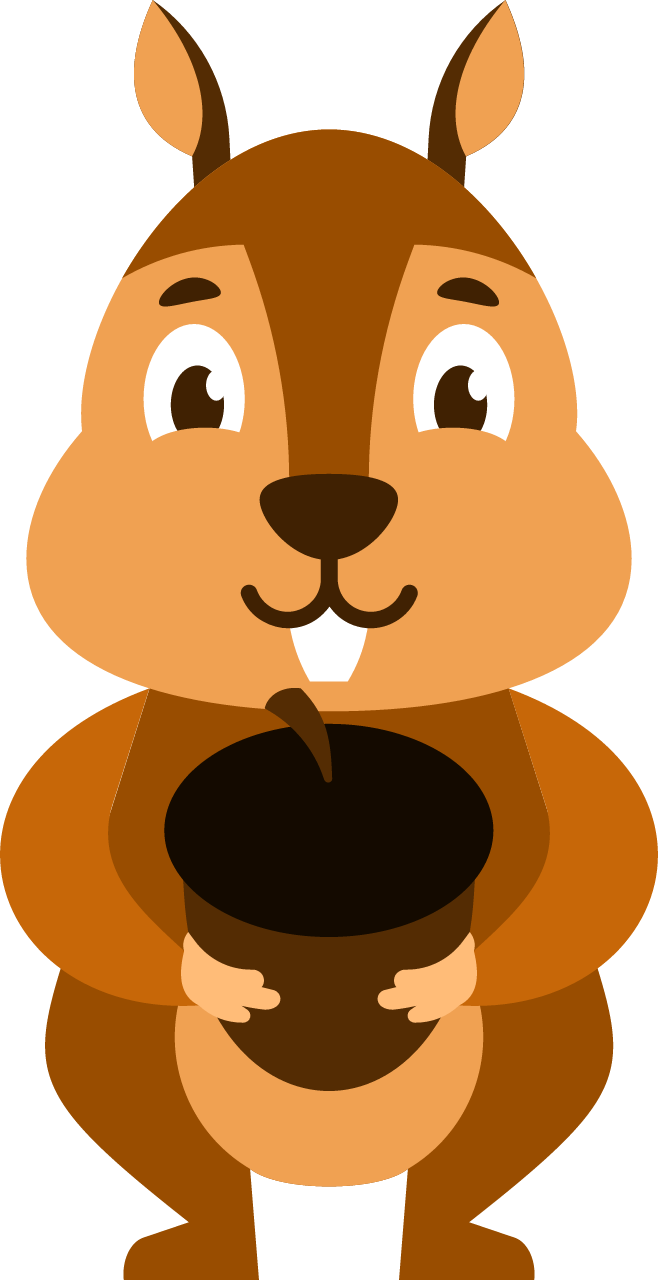 Chipmunk Holding an Acorn