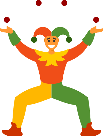 Circus Clown Performer