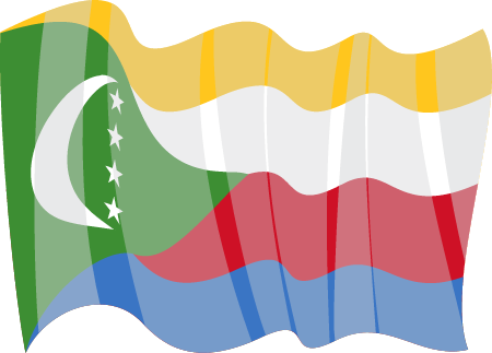 Comoros National Flag Display
