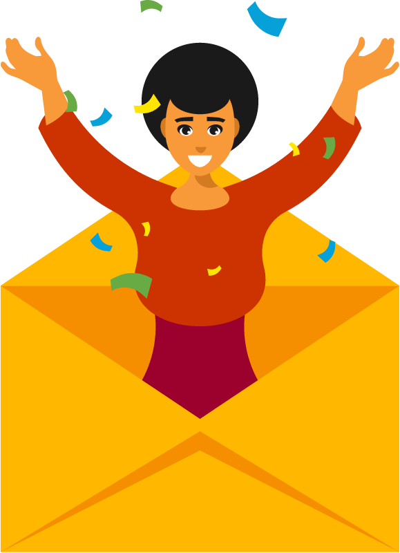 Congratulations Sent by Email