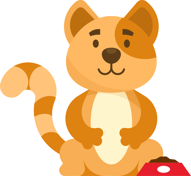 Cat Savoring Food