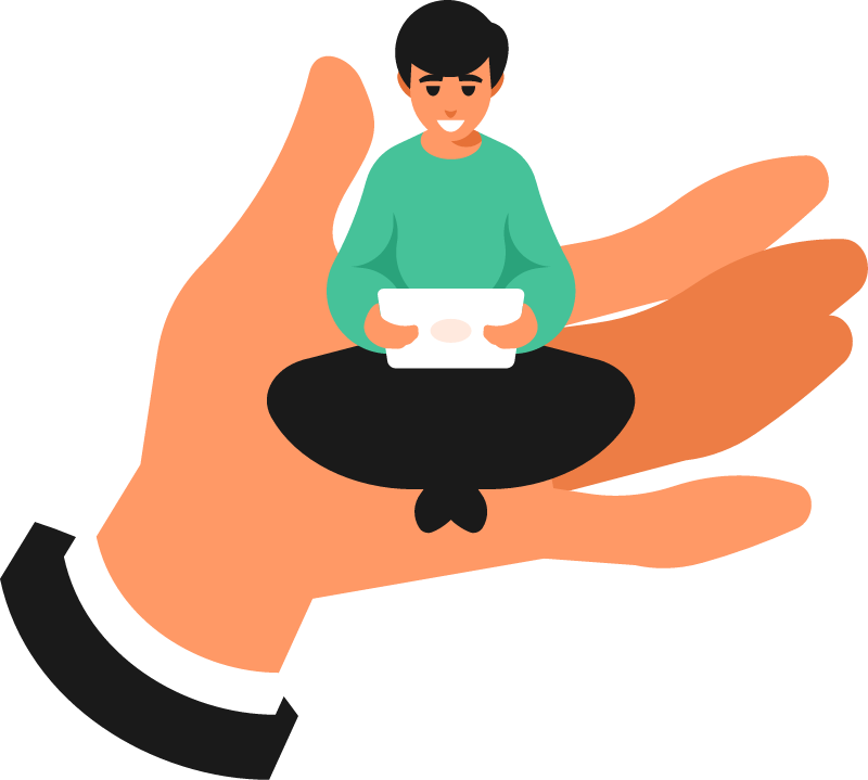Creative Worker Utilizing a Tablet