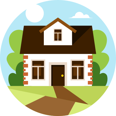 Cute Country House in Nature