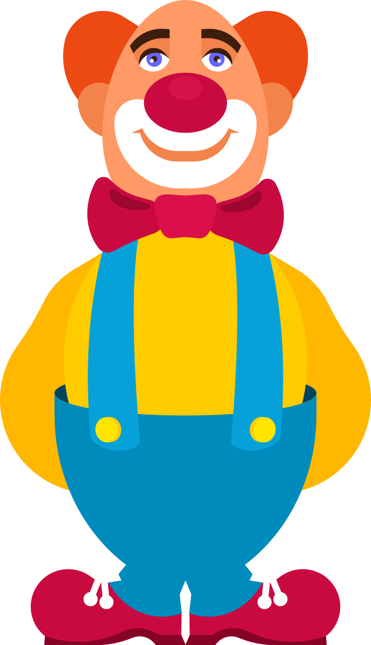 Cute Smiling Clown 