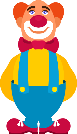 Cute Smiling Clown 