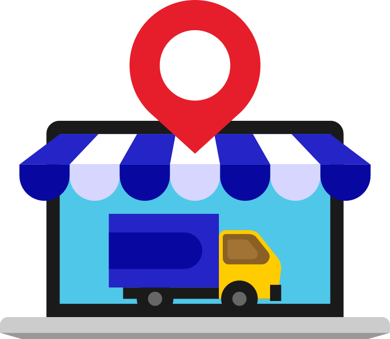 Delivery Service with Logistics Truck