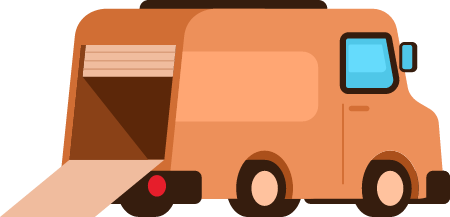 Delivery Van for Transporting Goods