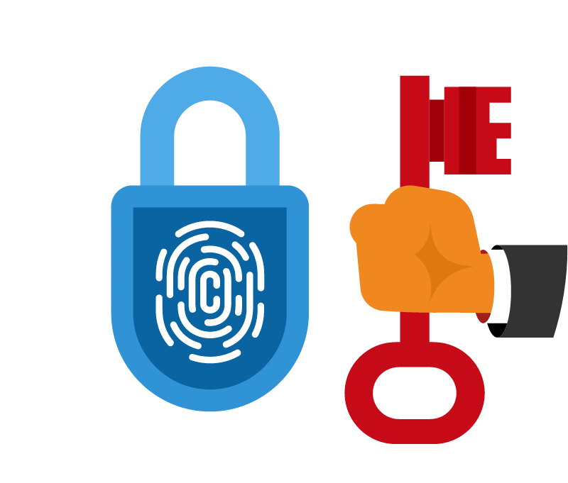 Digital Data Protection with Encryption Concept