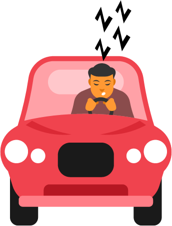 Driver Asleep at the Wheel