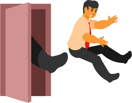 Employee Thrown Out of Office by Boss