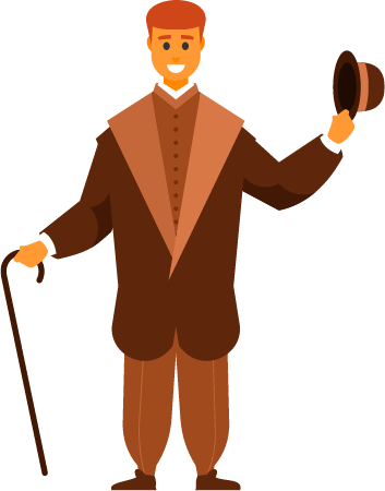 English Gentleman in Formal Attire