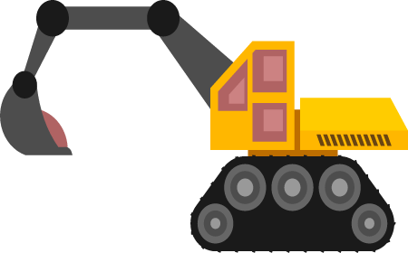 Excavator Digging Large Hole