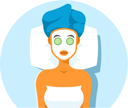 Facial Mask Application for Skincare