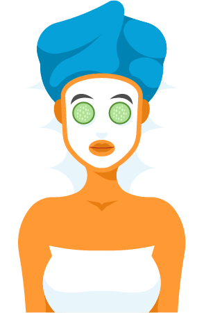 Facial Mask Application for Skincare