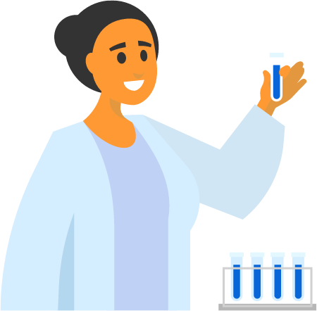 Female Chemist Conducting Laboratory Experiments