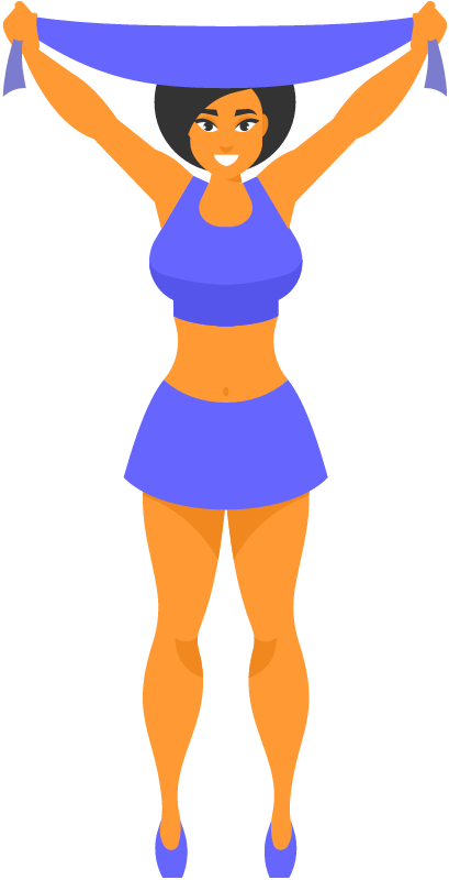 Female Fan Cheerleader Supporting Team