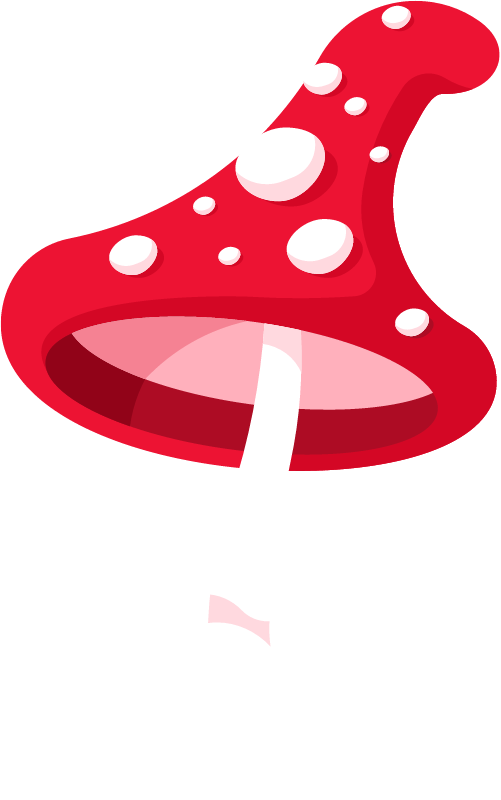 Fly Agaric Mushroom Depicted Elegantly