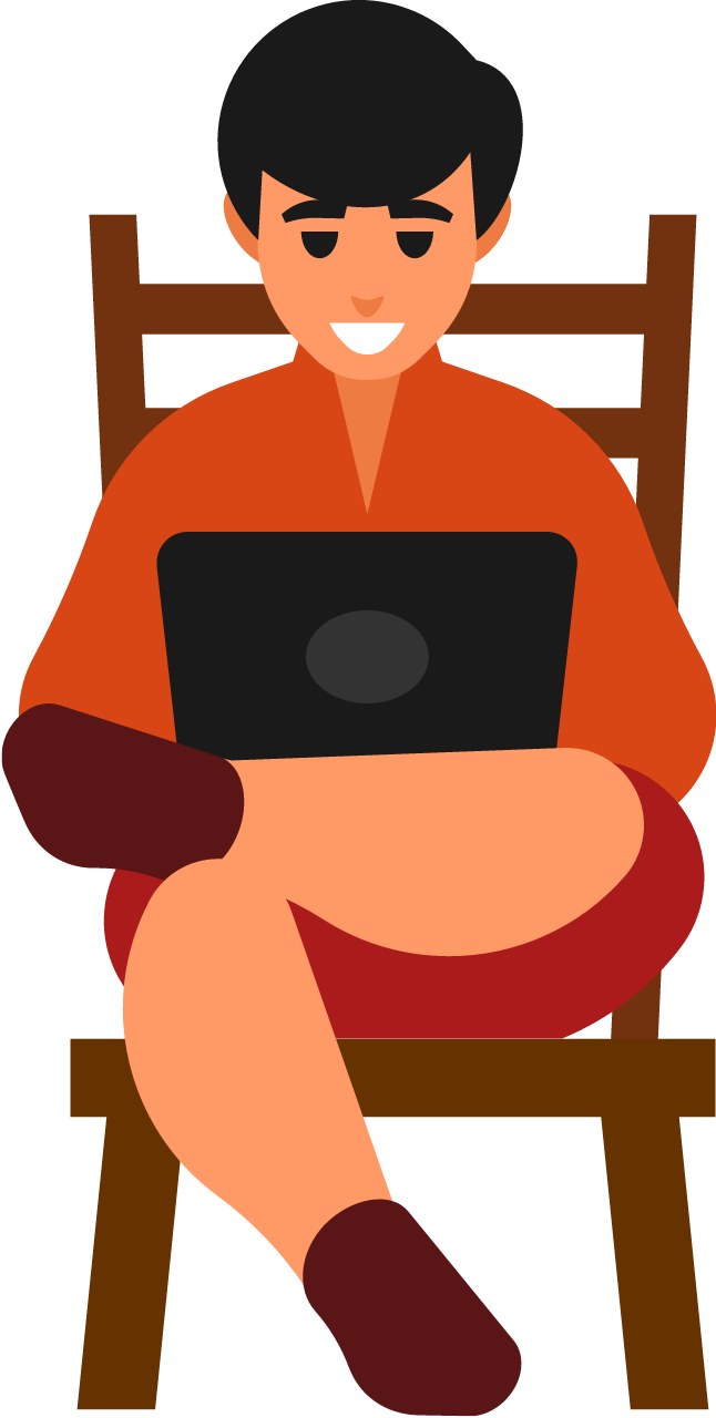 Freelancing Concept with Digital Professional