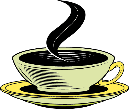 Freshly Brewed Cup of Coffee