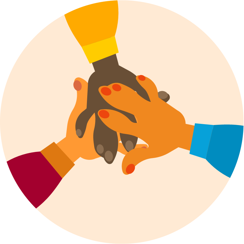 Friendship Concept Depicting Unity and Trust