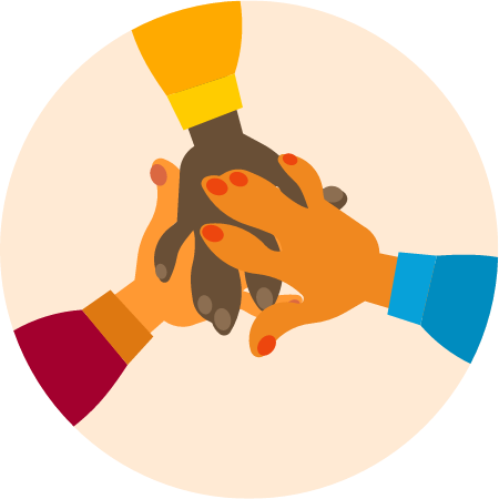 Friendship Concept Depicting Unity and Trust