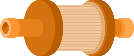 Fuel Filter Component Displayed Elegantly
