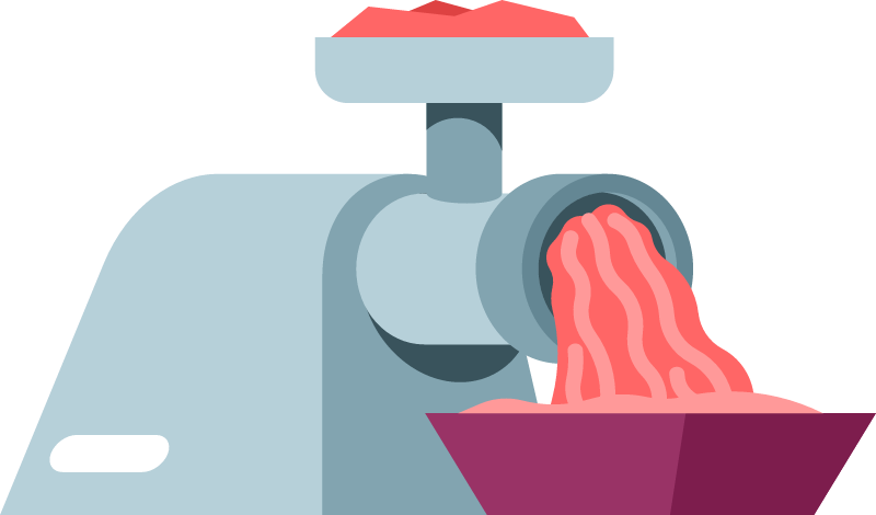 Functional Meat Grinder Tool