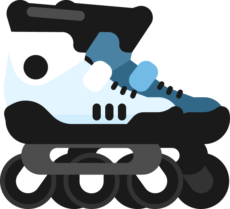 Functional Pair of Roller Skates