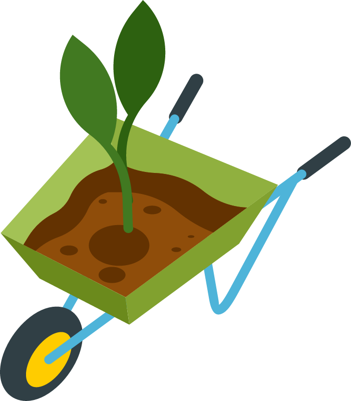 Garden Cart for Transporting Plants