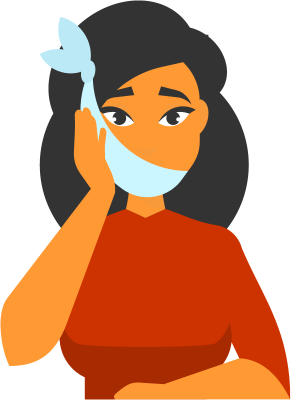 Girl Experiencing Pain Due to Toothache