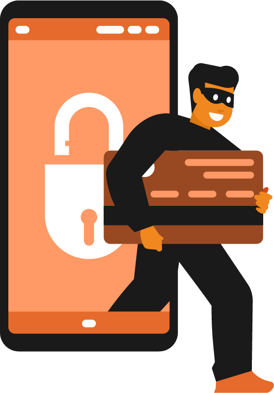 Hacker Stealing Money Through Digital Channels