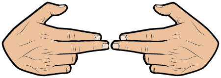 Hand Gesture Displaying Signal