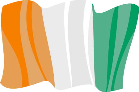 Ivorian National Flag in Motion