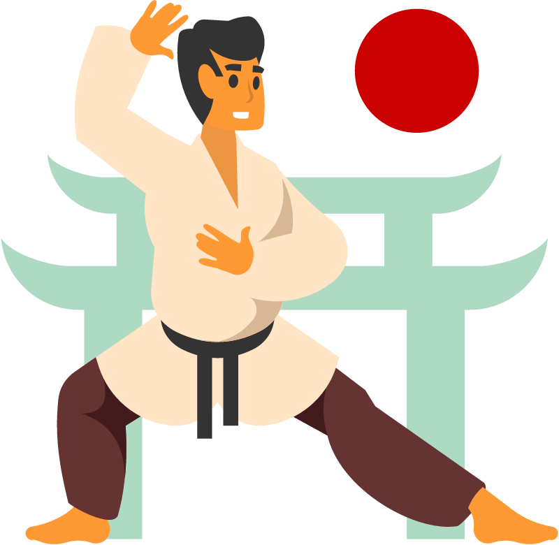 Japanese Martial Arts Illustrated Through Karate Movements